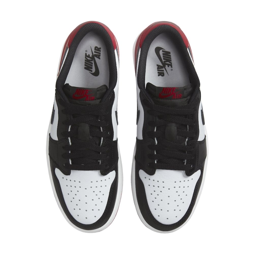 Air Jordan 1 Retro Low OG Black Toe Red