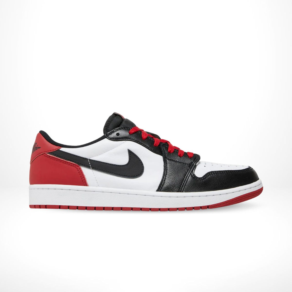 Air Jordan 1 Retro Low OG Black Toe Red