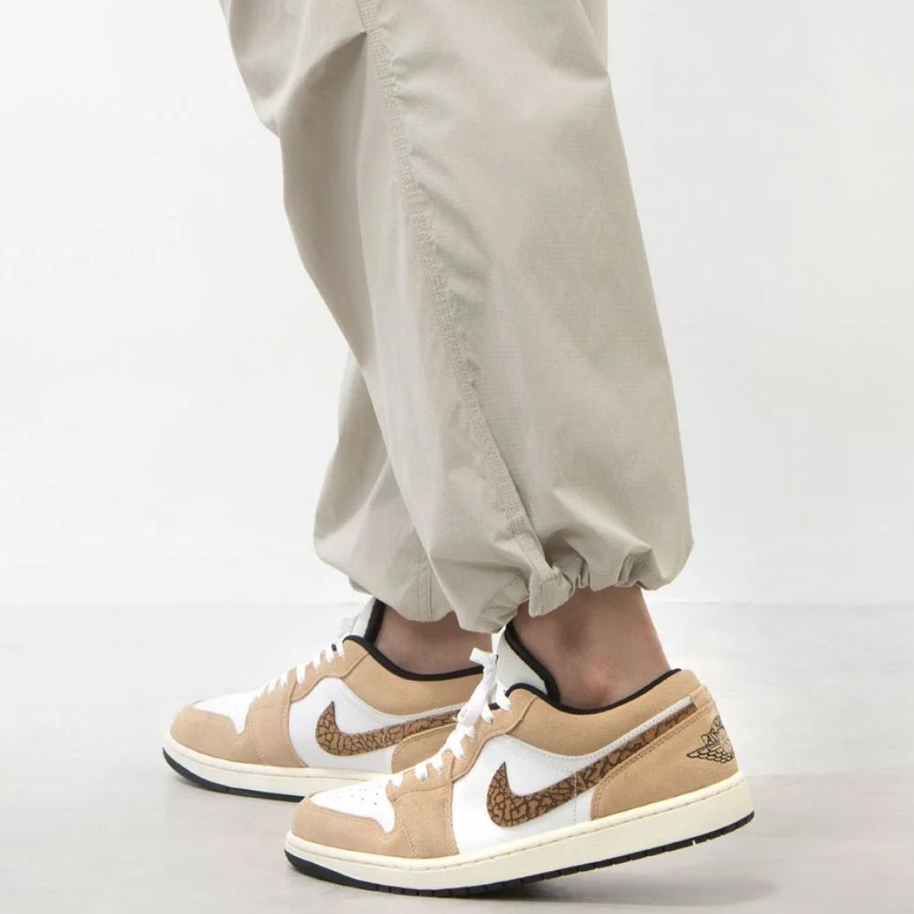 Air Jordan 1 Low Brown Elephant White