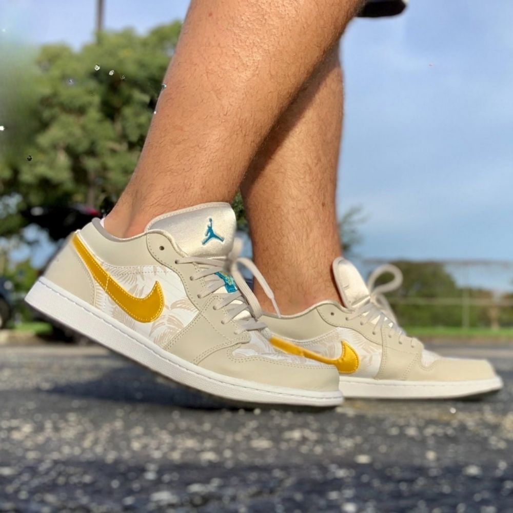 Air Jordan 1 Low Orewood Brown White