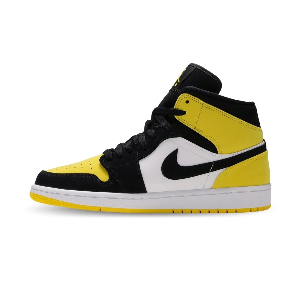 Air Jordan 1 Mid Yellow Toe Black SE