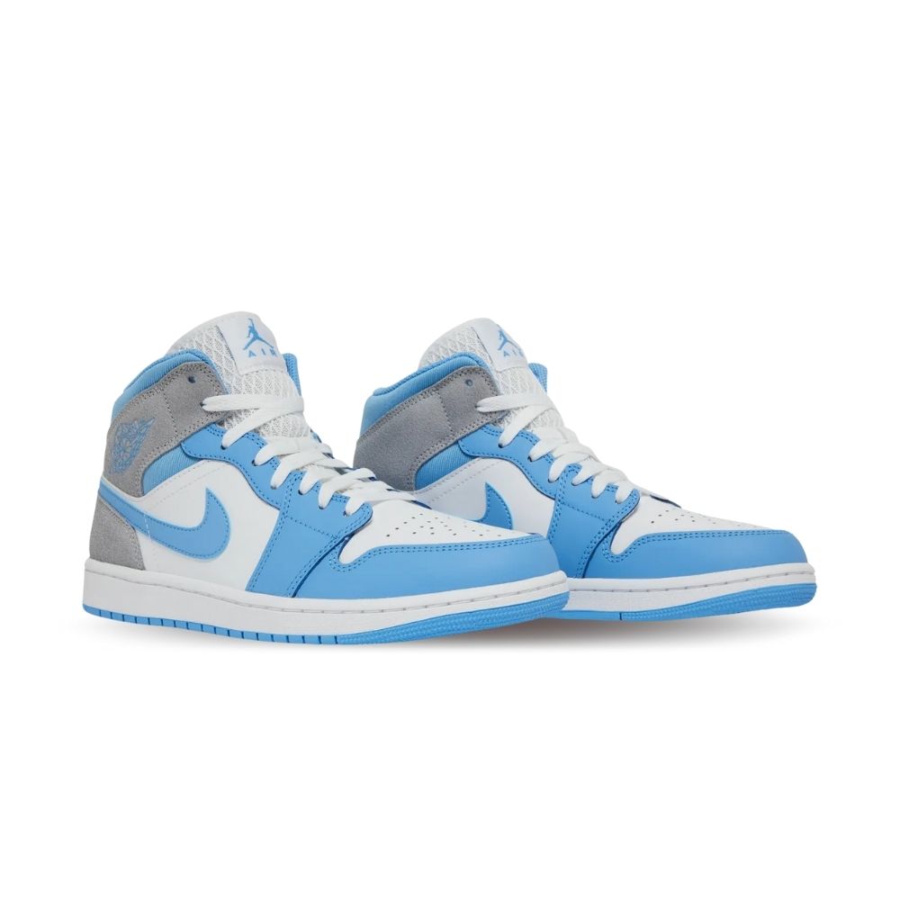 Air Jordan 1 Mid University Blue Grey SE