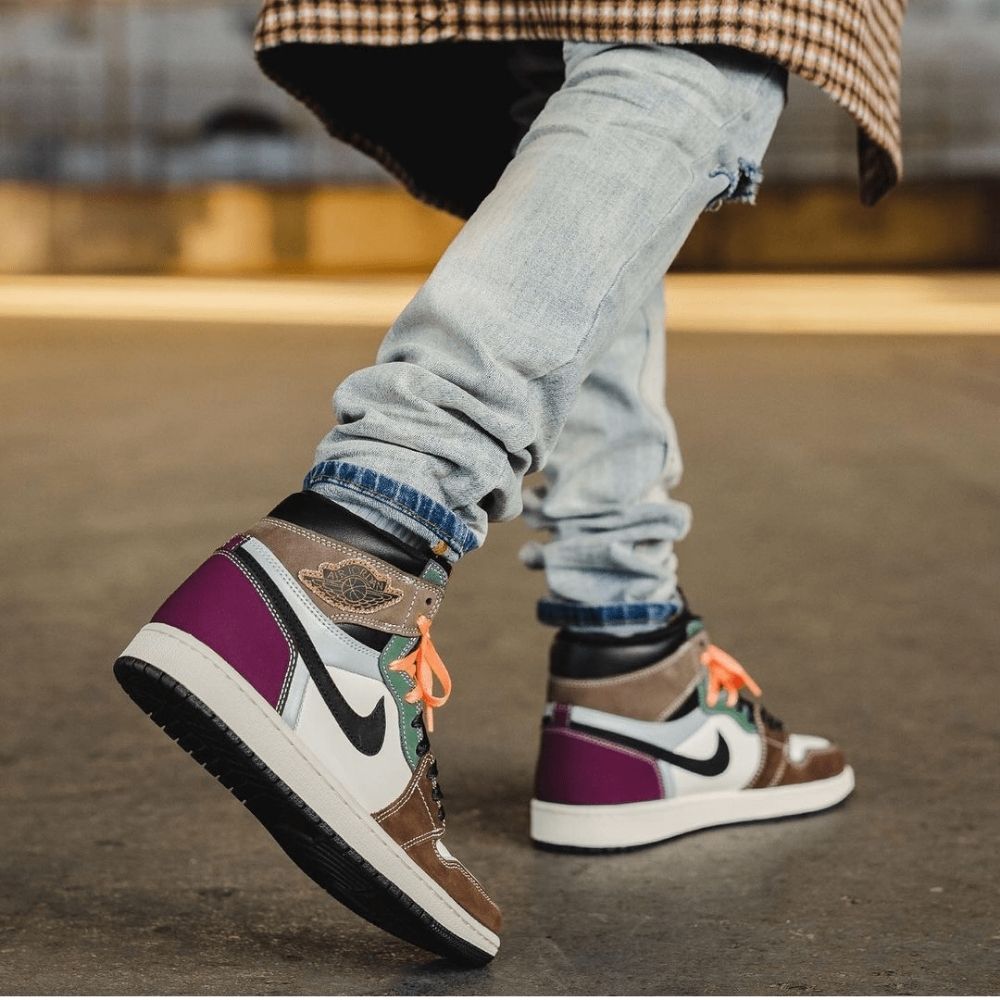 Air Jordan 1 High OG Hand Crafted White Brown