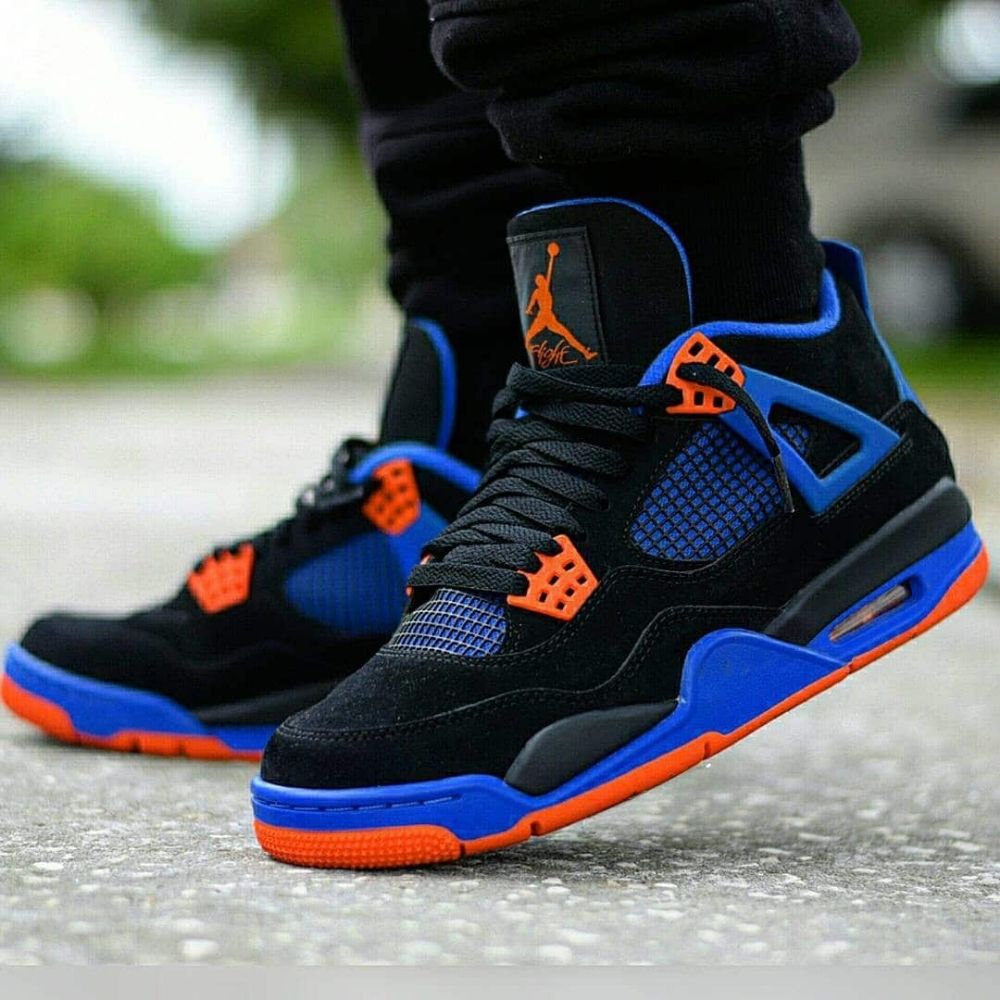 Air Jordan 4 Retro Cavs Black Blue