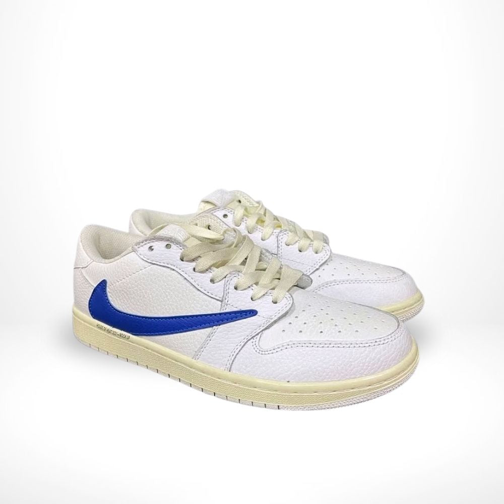 Air Jordan 1 Low X Travis Scott X Fragment White Blue Sail