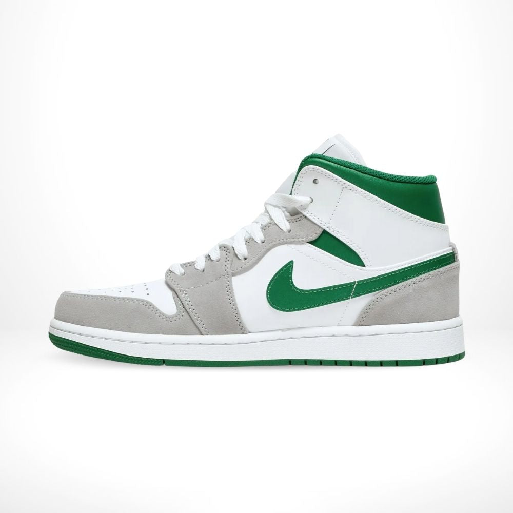 Air Jordan 1 Mid Grey Pine Green SE