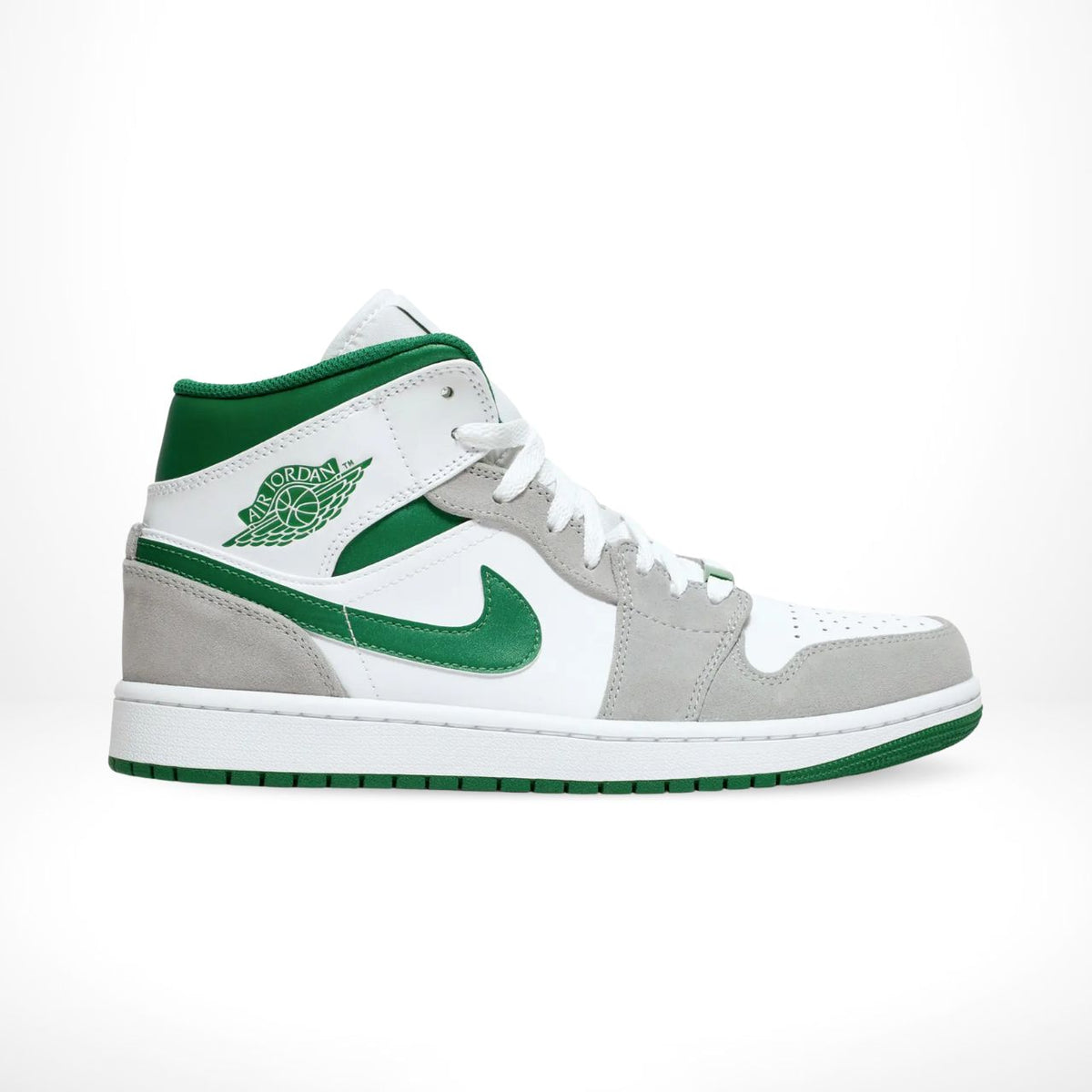 Air Jordan 1 Mid Grey Pine Green SE