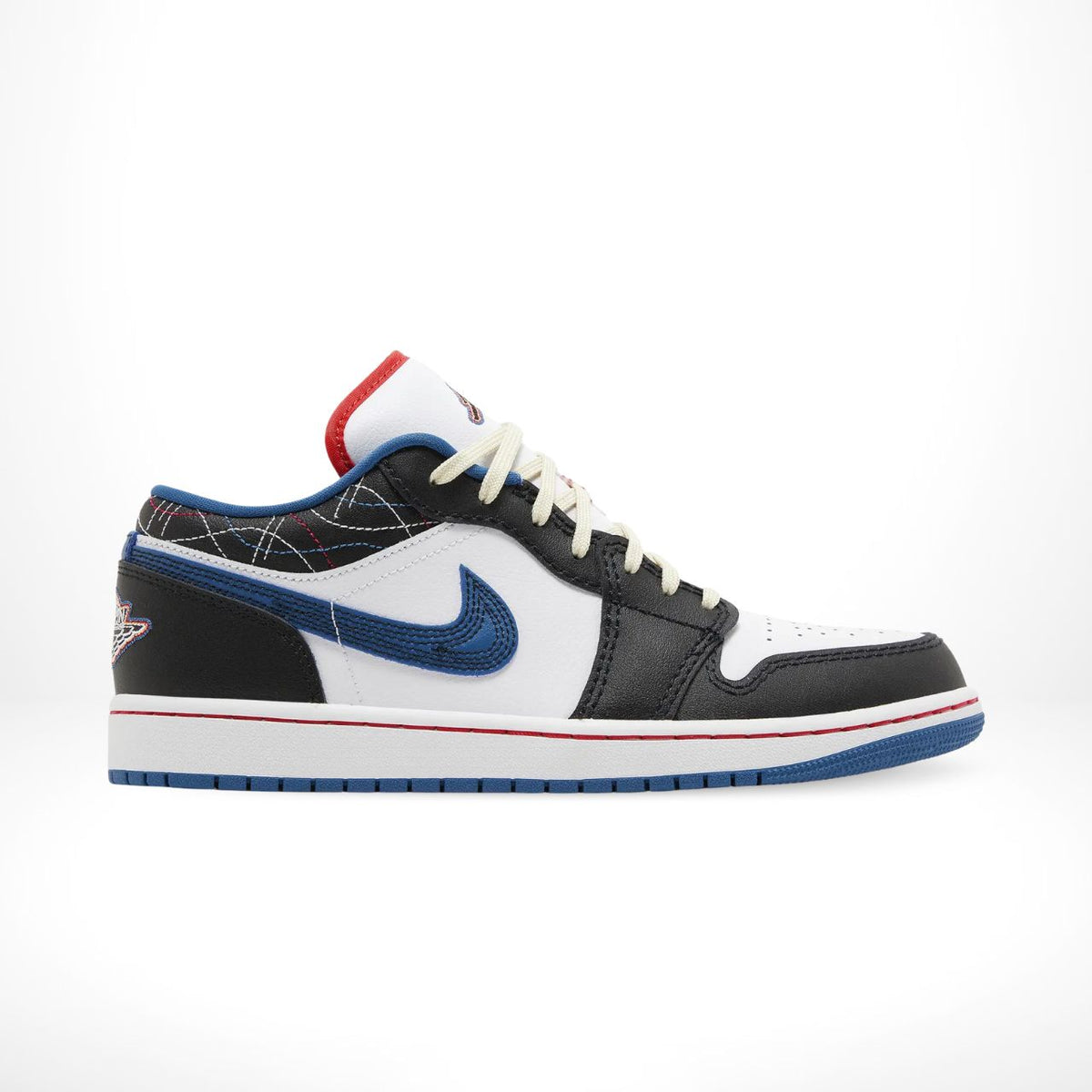 Air Jordan 1 Low Industrial Blue Sashiko Black SE