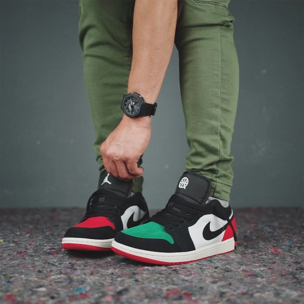 Air Jordan 1 Low Quai 54 Black White 2023