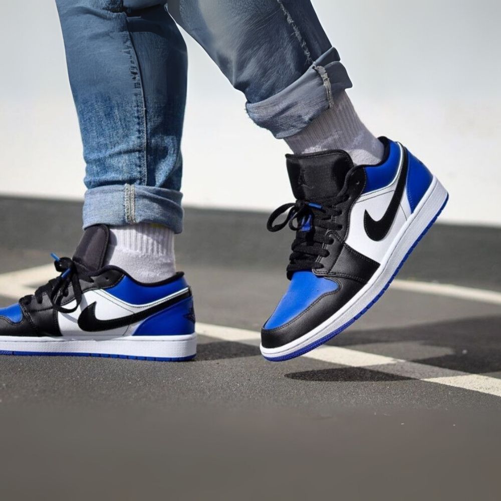 Air Jordan 1 Low Royal Toe Blue White