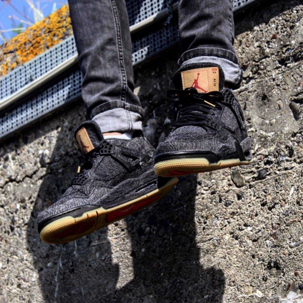 Air Jordan 4 Retro X Levi’s Black Denim