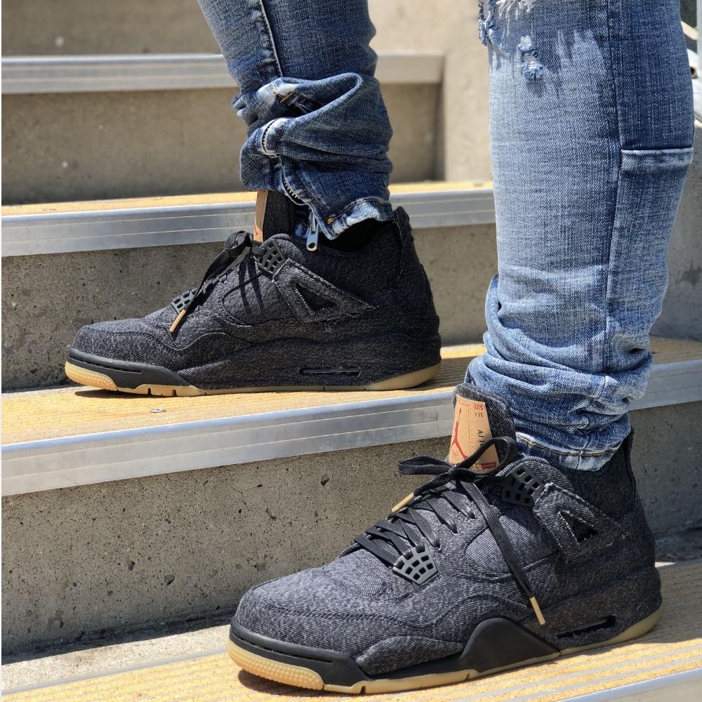 Air Jordan 4 Retro X Levi’s Black Denim
