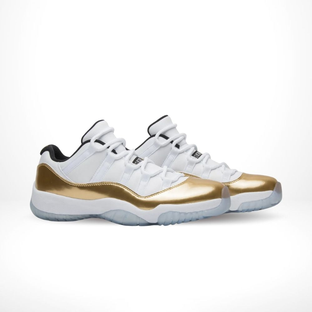 Air Jordan 11 Retro Low Closing Ceremony White Metallic Gold