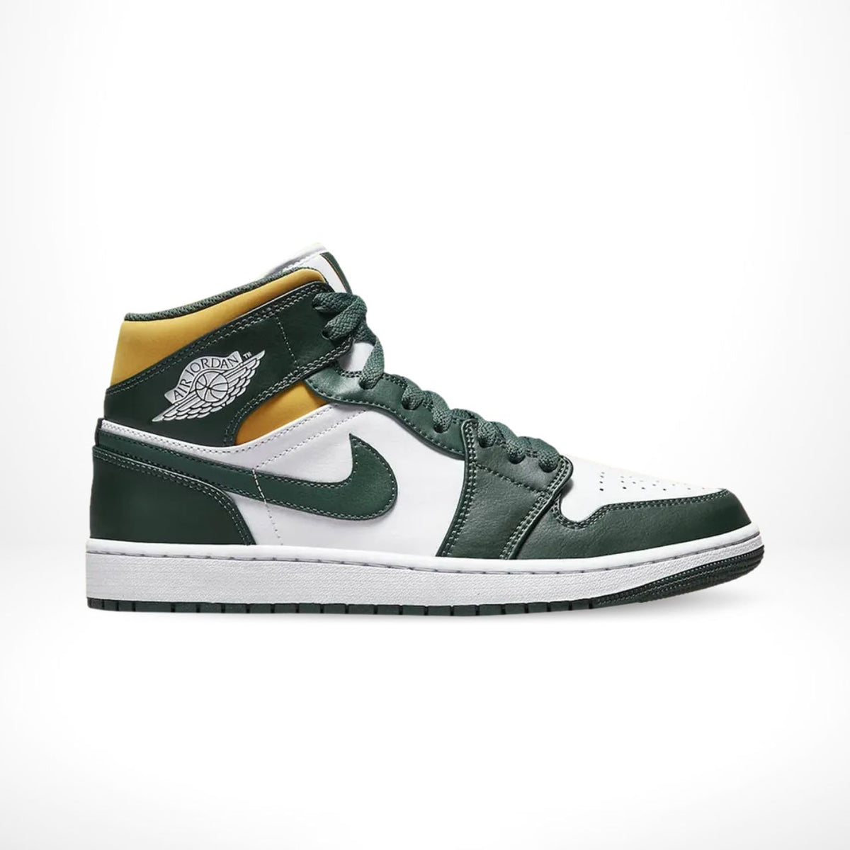 Air Jordan 1 Mid Sonics Green White