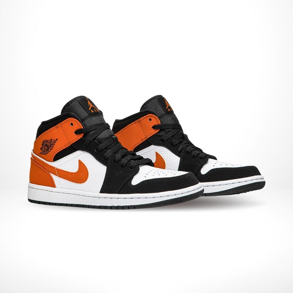 Air Jordan 1 Mid Shattered Backboard Orange Black
