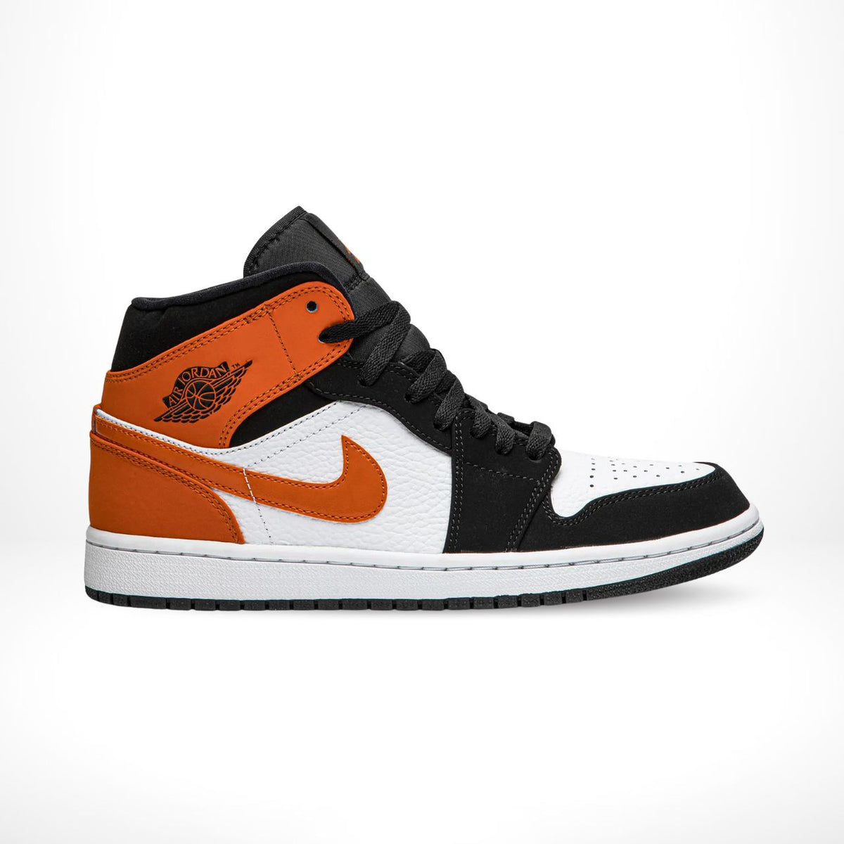 Air Jordan 1 Mid Shattered Backboard Orange Black