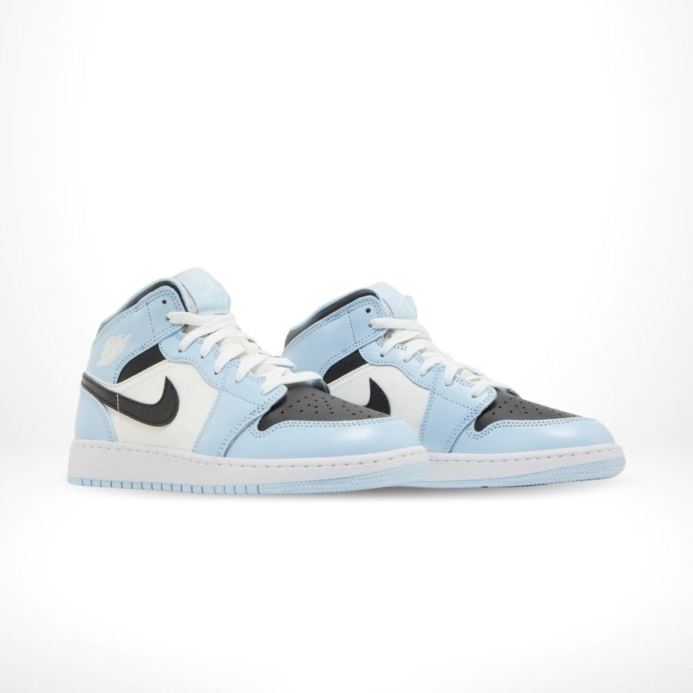 Air Jordan 1 Mid Ice Blue White