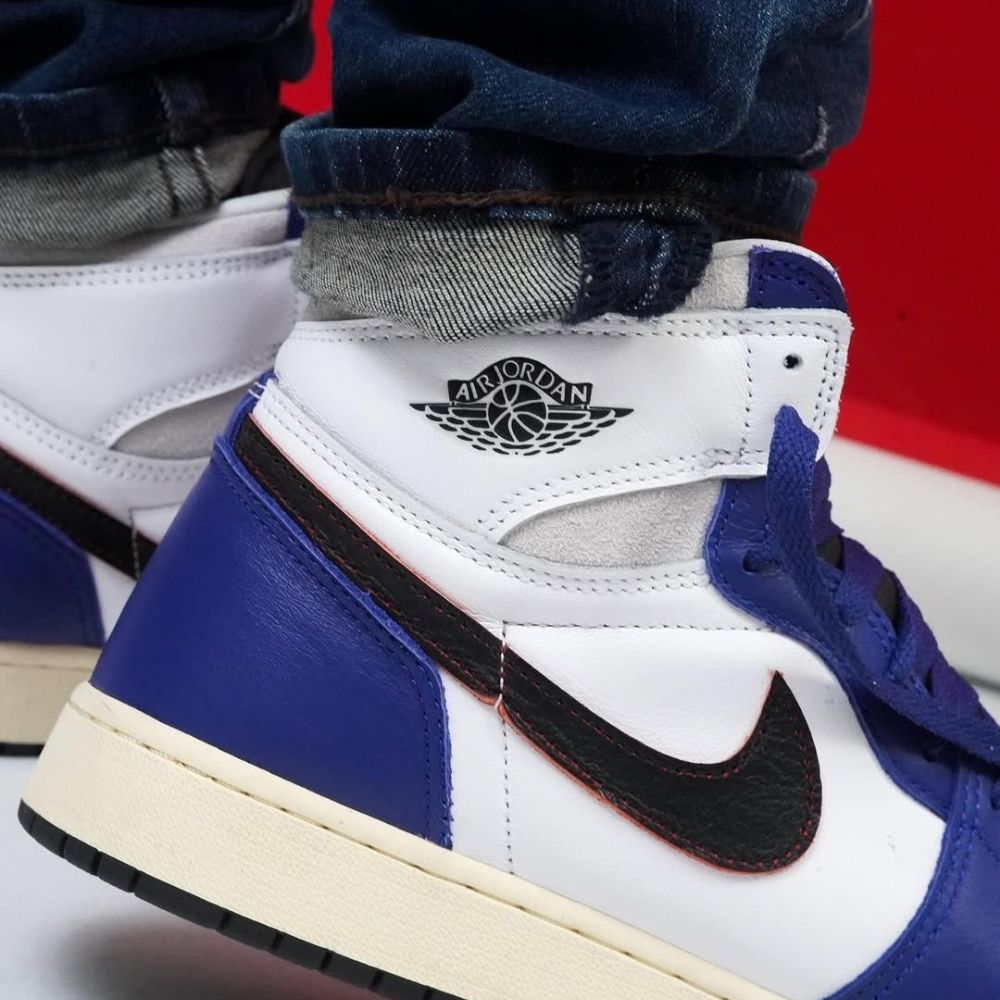 Air Jordan 1 Retro High OG Rare Air Blue Black Sail 2025