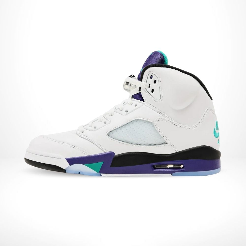 Air Jordan 5 Retro Grape White Emerald Purple 2025