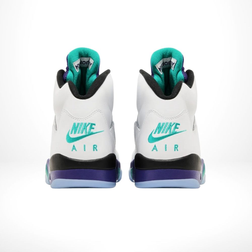 Air Jordan 5 Retro Grape White Emerald Purple 2025
