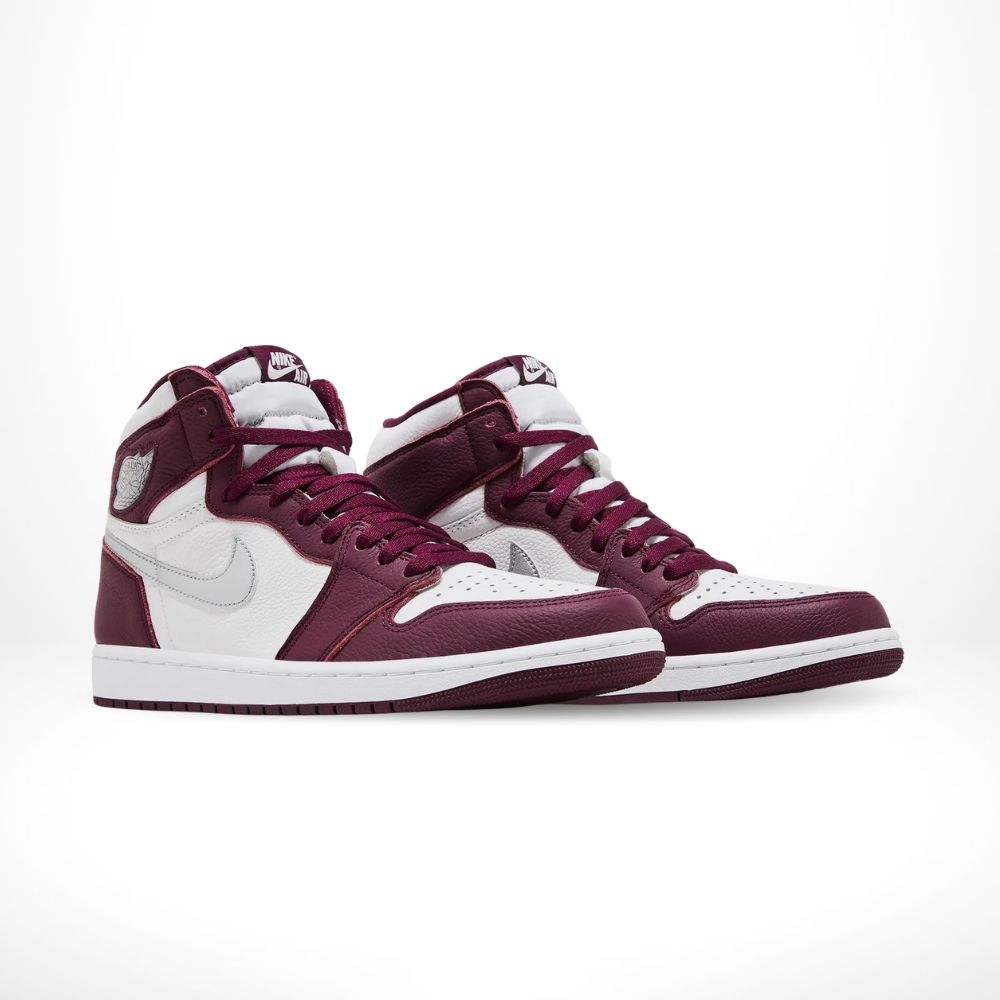 Air Jordan 1 Retro High OG Bordeaux Silver White 2021