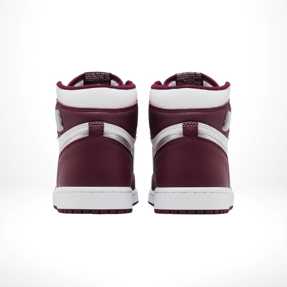 Air Jordan 1 Retro High OG Bordeaux Silver White 2021