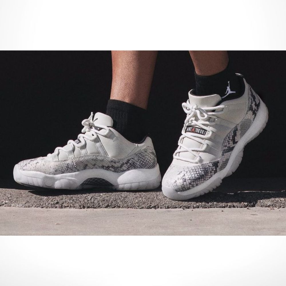 Air Jordan 11 Retro Low Light Bone Snakeskin