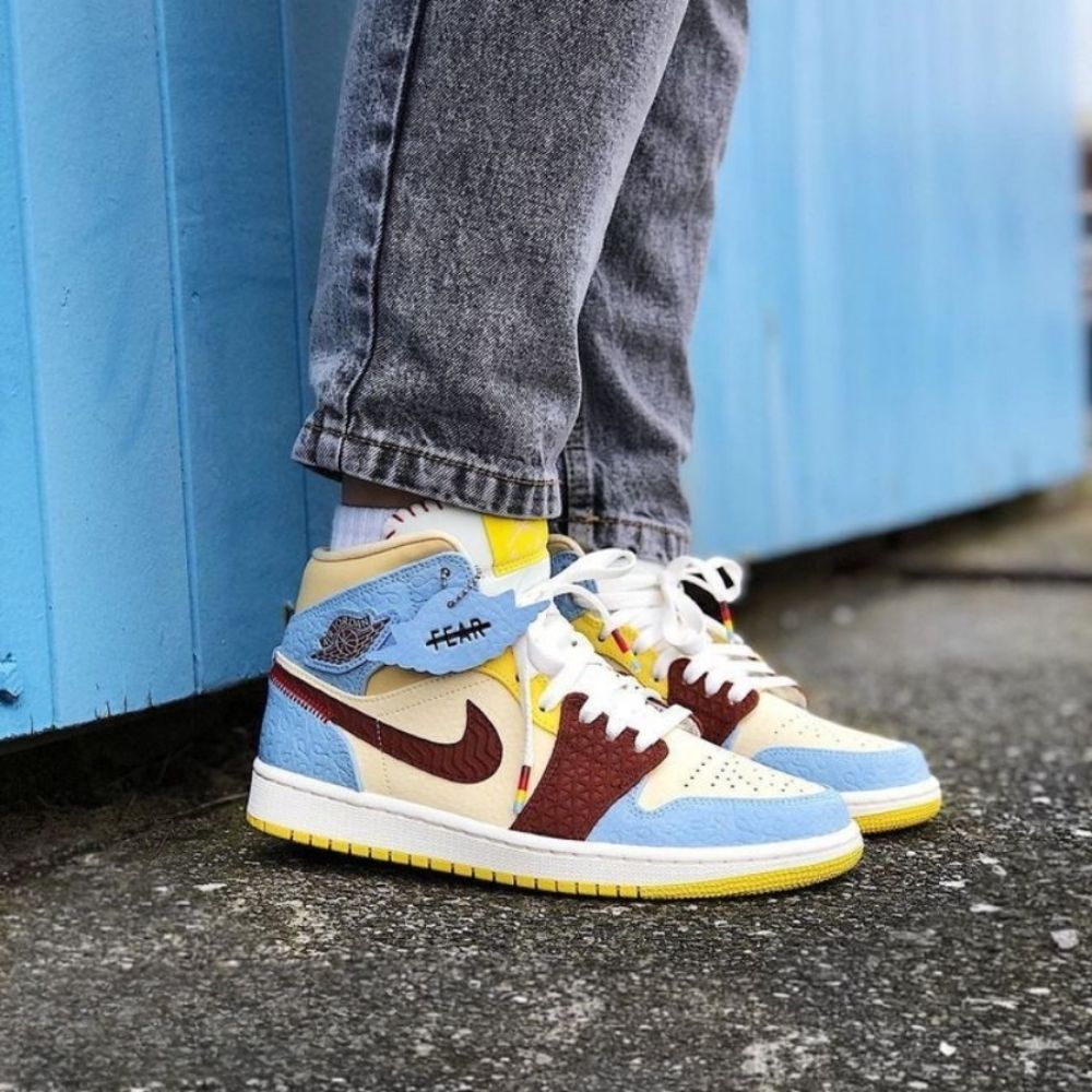 Air Jordan 1 Mid x Maison Chateau Rouge Fearless SE