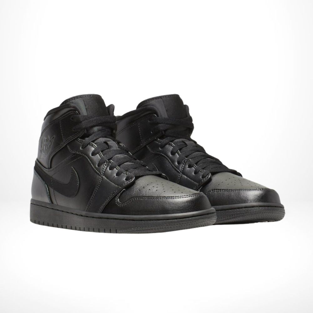 Air Jordan 1 Mid Triple Black