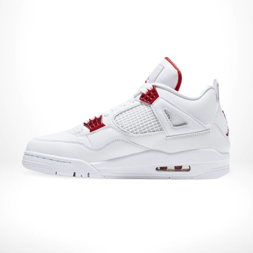 Air Jordan 4 Metallic Pack White Red