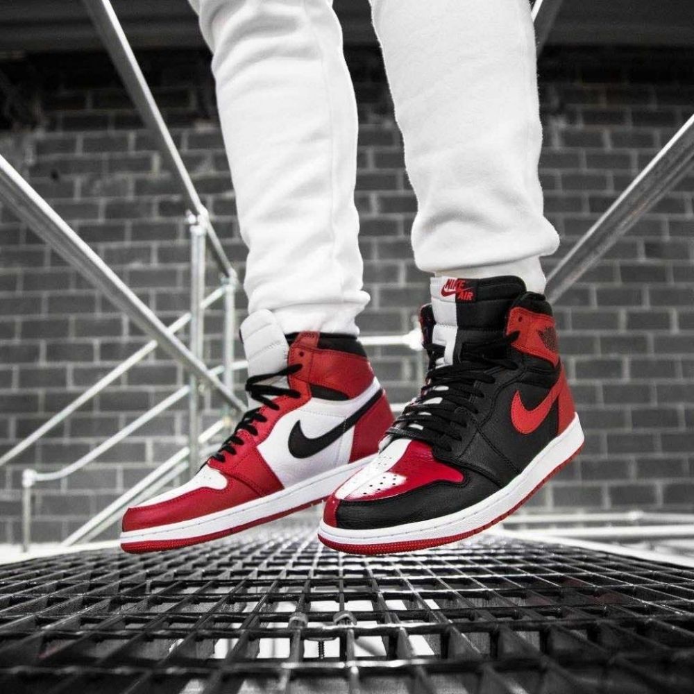 Air Jordan 1 Retro High Homage To Home Bred White