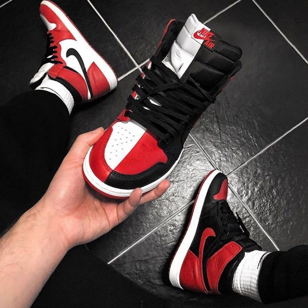 Air Jordan 1 Retro High Homage To Home Bred White