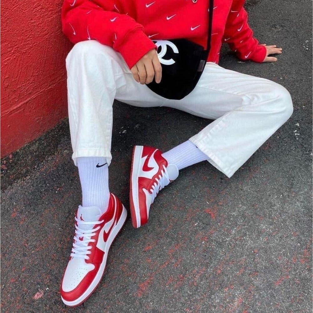 Air Jordan 1 Low Gym Red White
