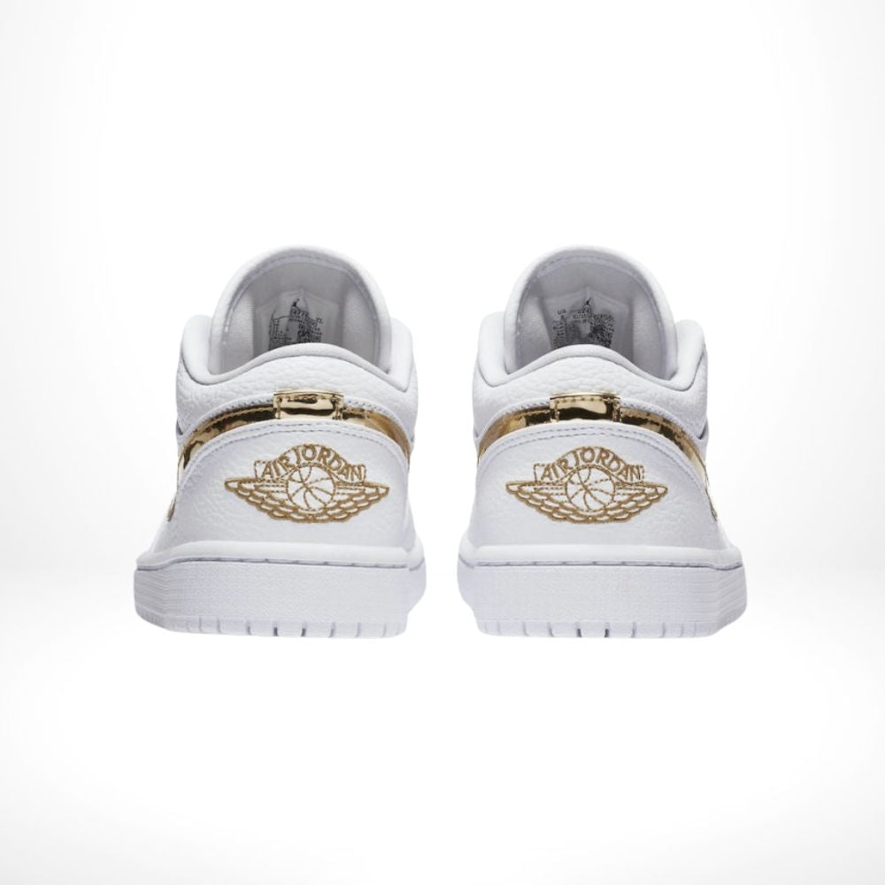 Air Jordan 1 Low White Metallic Gold