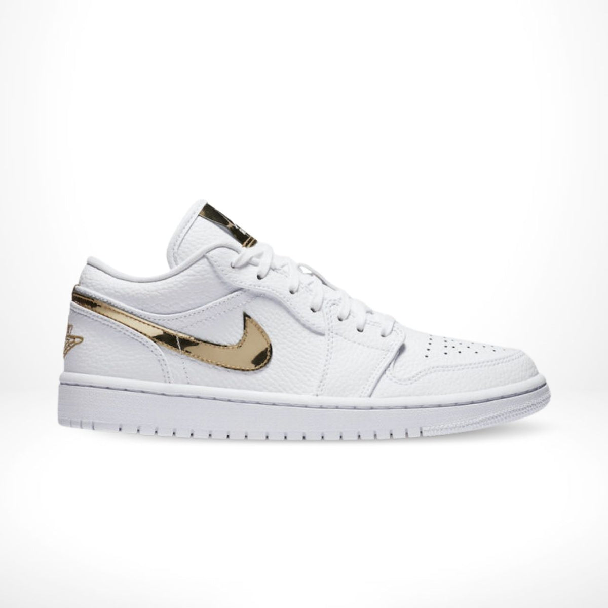 Air Jordan 1 Low White Metallic Gold
