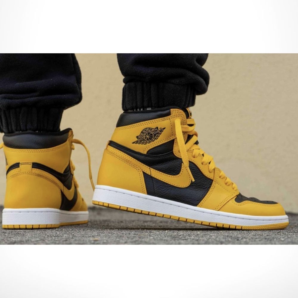Air Jordan 1 High Retro OG Pollen Yellow Black