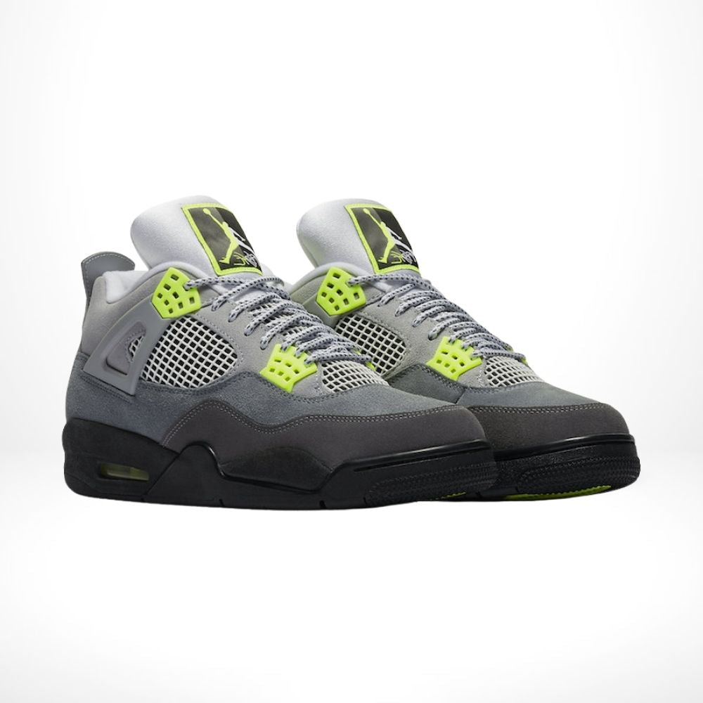 Air Jordan 4 Retro SE Neon 95 Grey