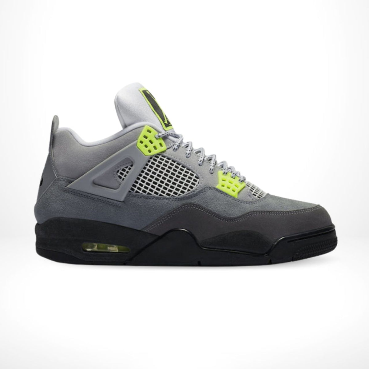 Air Jordan 4 Retro SE Neon 95 Grey