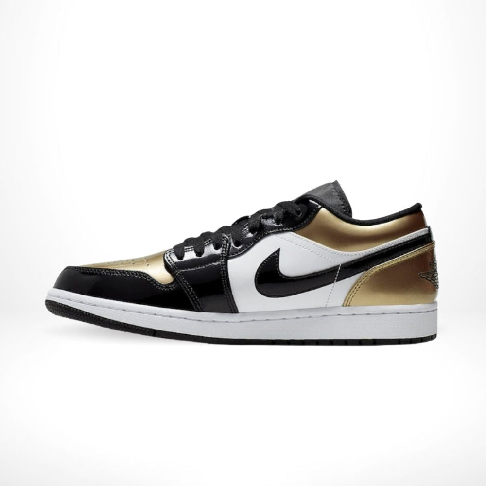 Air Jordan 1 Low Gold Toe Black