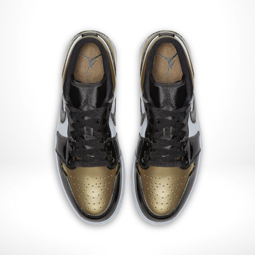 Air Jordan 1 Low Gold Toe Black