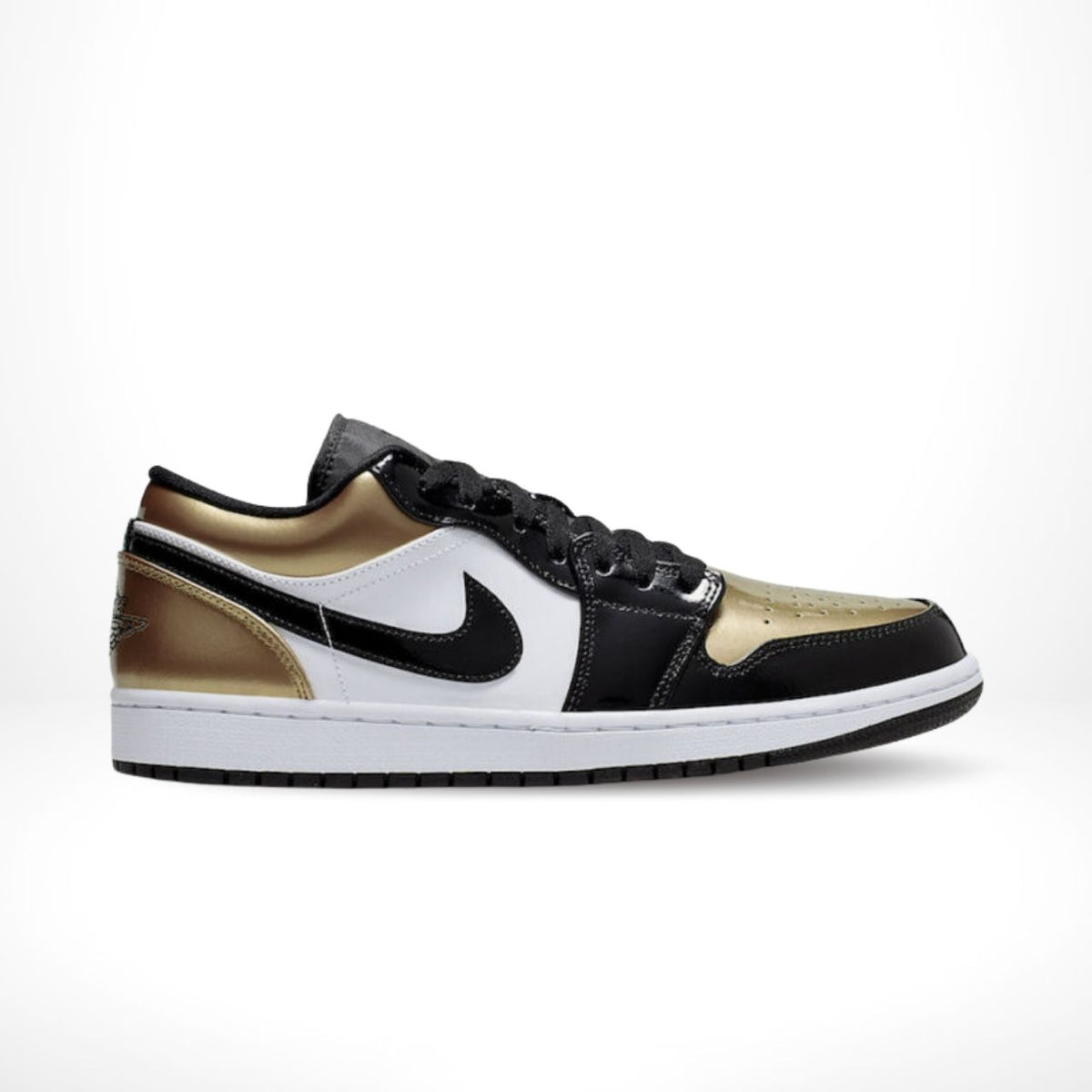 Air Jordan 1 Low Gold Toe Black