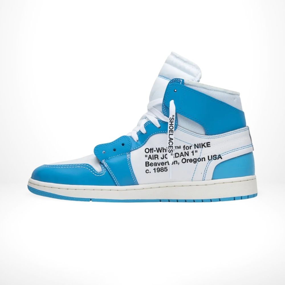 Air Jordan 1 High x Off White University Blue White