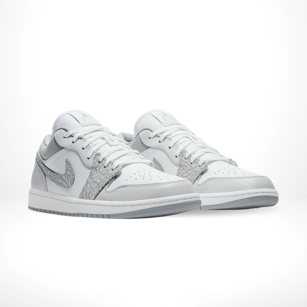 Air Jordan 1 Low Premium Elephant Print Neutral Grey