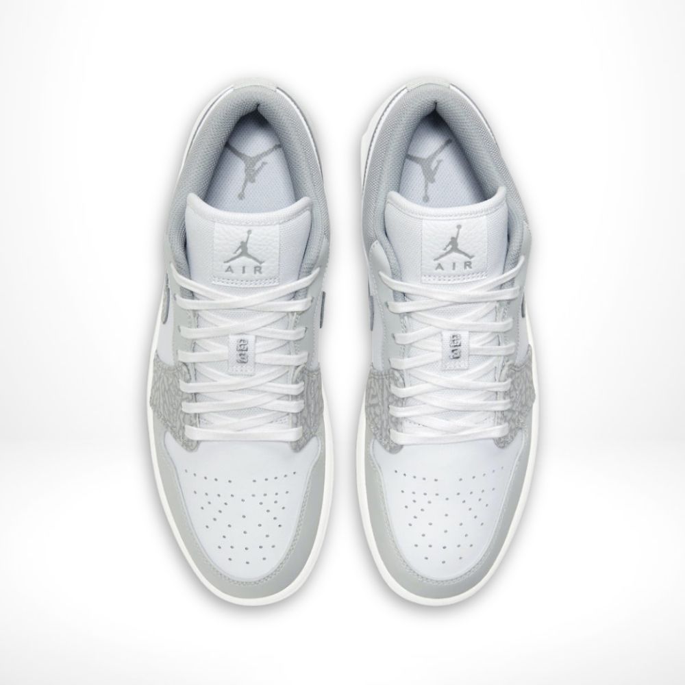 Air Jordan 1 Low Premium Elephant Print Neutral Grey