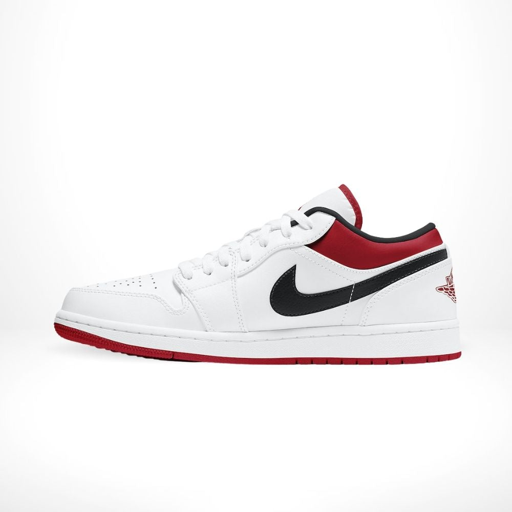 Air Jordan 1 Low White University Red