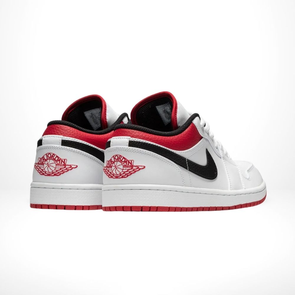 Air Jordan 1 Low White University Red