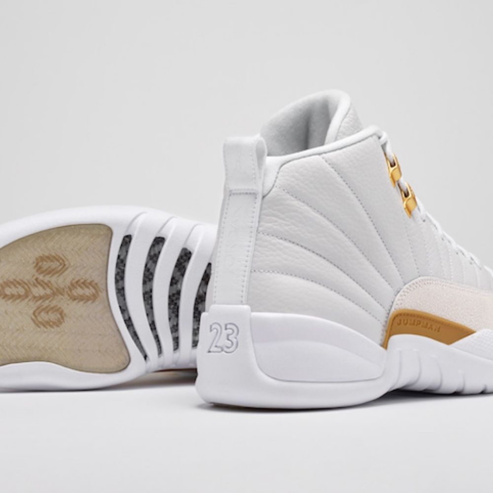 Air Jordan 12 Retro x OVO White Metallic Gold