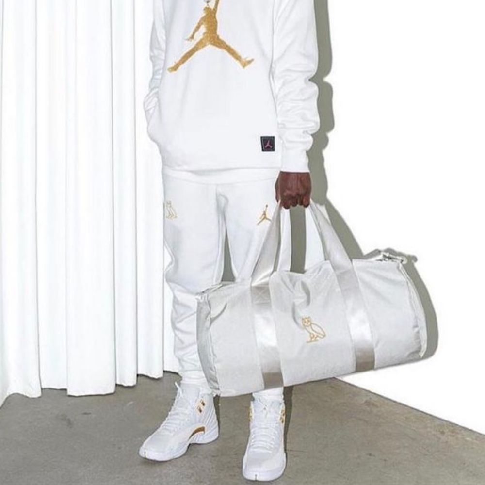 Air Jordan 12 Retro x OVO White Metallic Gold