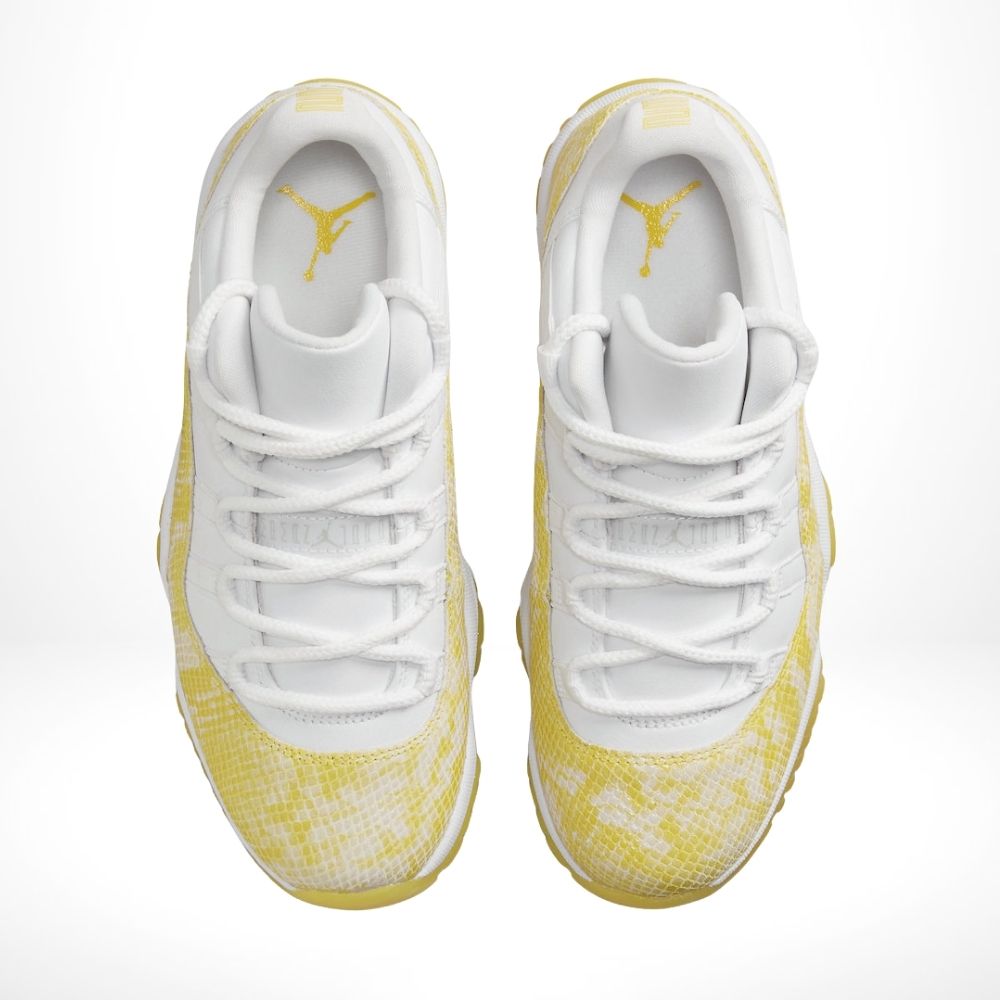 Air Jordan 11 Low Yellow Snakeskin