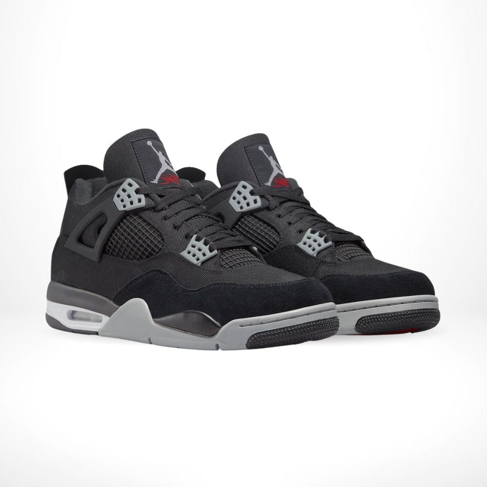 Air Jordan 4 Retro SE Black Canvas Light Steel